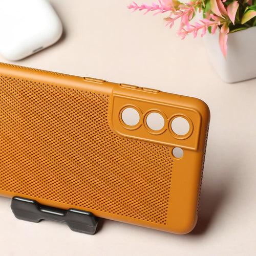 BREATHING BROWN Silicone Case for Samsung S21 FE