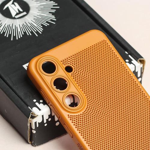 BREATHING BROWN Silicone Case for Samsung S23 FE