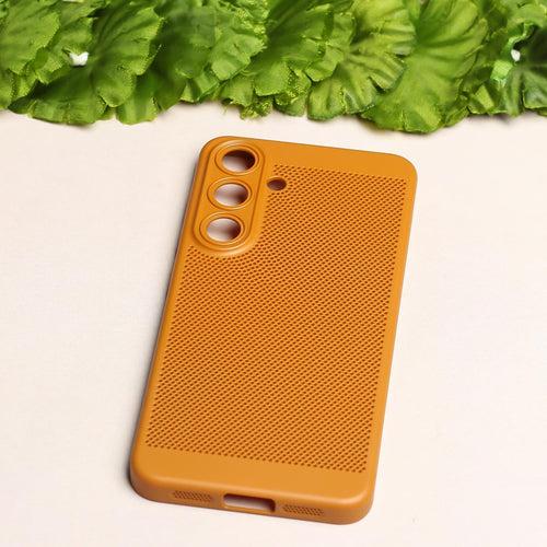 BREATHING BROWN Silicone Case for Samsung S23 FE