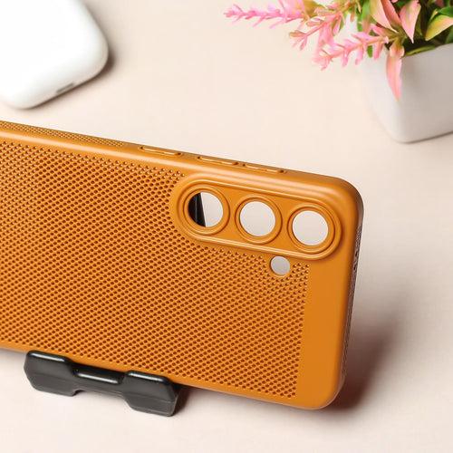 BREATHING BROWN Silicone Case for Samsung S23 FE