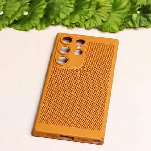 BREATHING BROWN Silicone Case for Samsung S23 Ultra