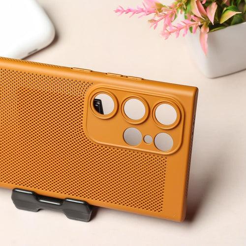 BREATHING BROWN Silicone Case for Samsung S23 Ultra