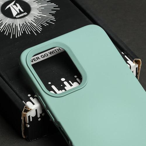 Light Green Original Silicone case for Redmi 12 5G