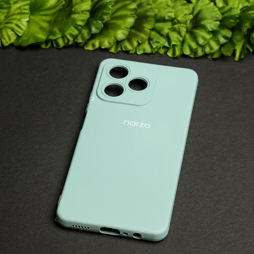 Light Green Camera Original Silicon Case for Realme Narzo N53