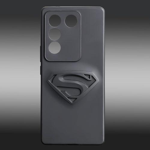 Superhero 4 Engraved silicon Case for Vivo V29