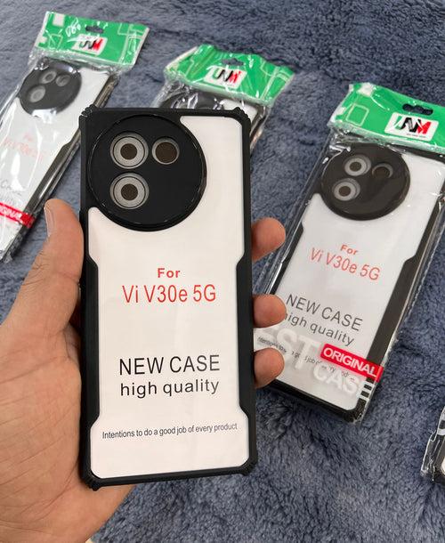 Hybrid Shockproof Transparent Silicone Case for Vivo V30e