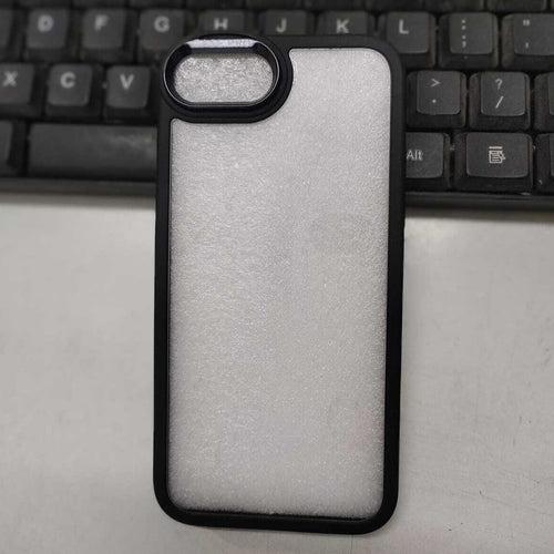 Black Lifted Transperant Case for Apple Iphone 8