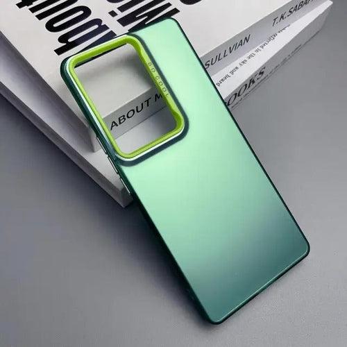 Green Rgiem Slim Slicone Non-Yellowing Protective Case for Vivo V29 Pro