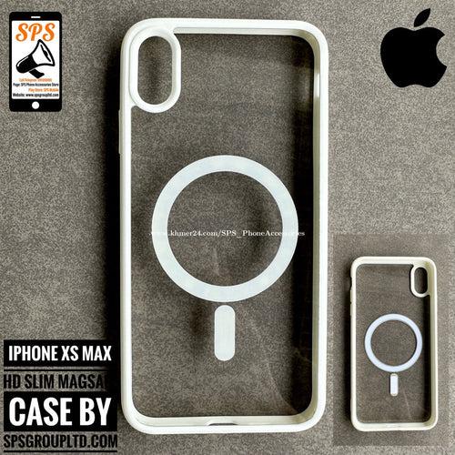 White MagSafe Clear Transparent Silicone case for Apple iphone Xr