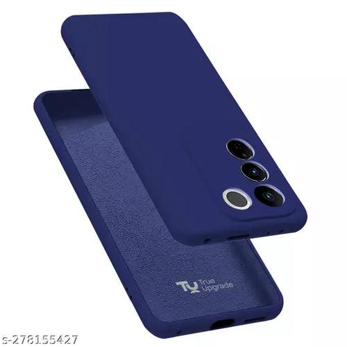 Dark Blue Camera Original Silicone case for Vivo V27 Pro