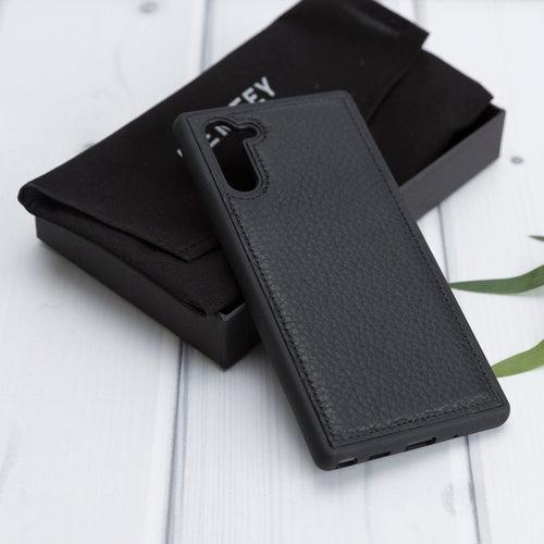 Black Puloka Leather Case for Samsung Note 10 Plus
