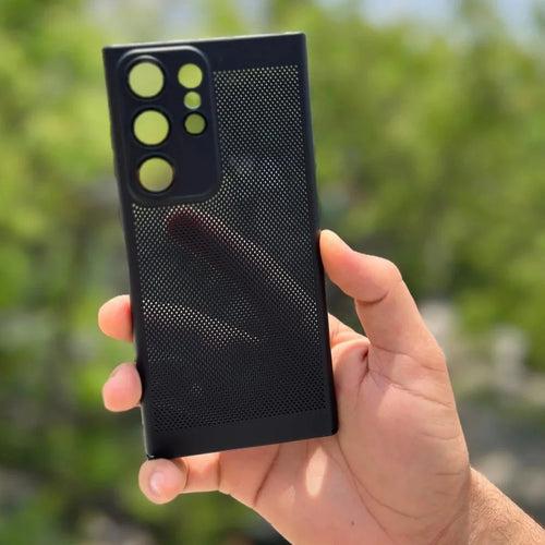 BREATHING BLACK Silicone Case for Samsung S21 Ultra