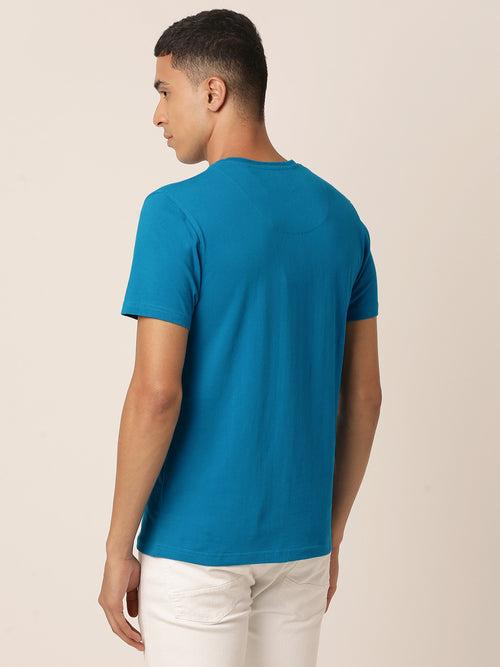 Explorer Blue Crew Neck T-Shirt