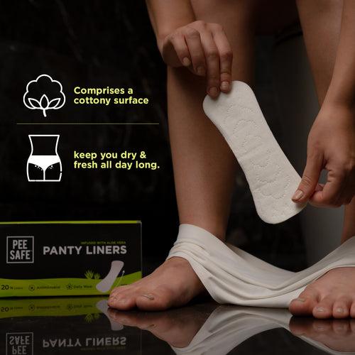 Aloe Vera Panty Liners (Pack of 2, 40 Liners)