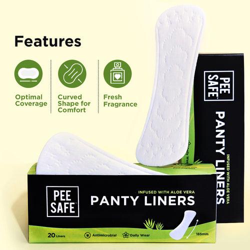 Aloe Vera Panty Liners (Pack of 2, 40 Liners)