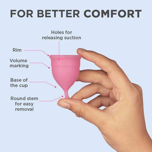 Reusable Menstrual Cups - Medium (Pack of 2)