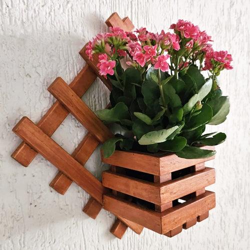 Wall Mounted Grid Planter - Diamond Single