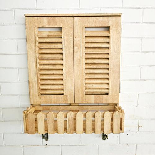 Faux Window-Planter Stand (Blinds)