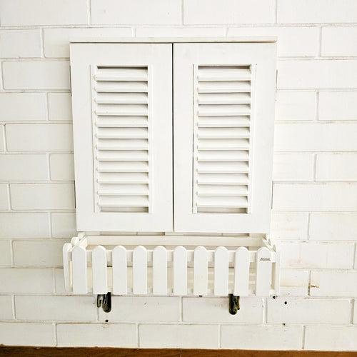 Faux Window-Planter Stand (Blinds)