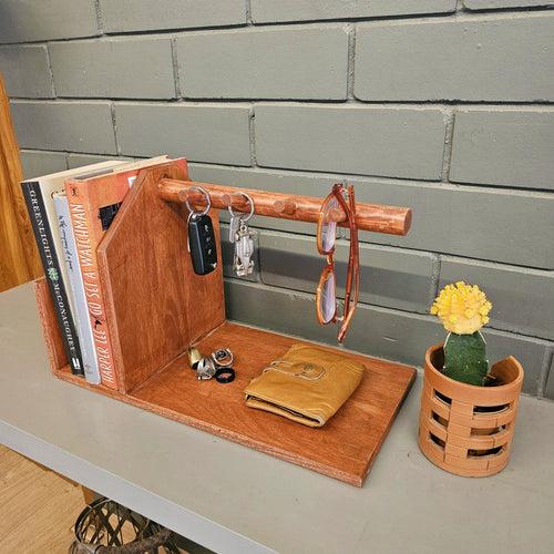 Bedside Tray-Key, Book Holder