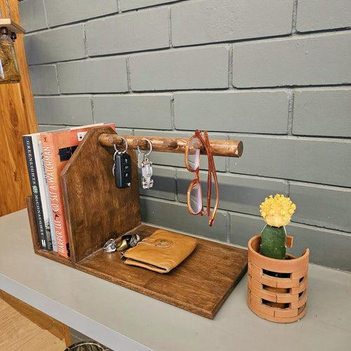 Bedside Tray-Key, Book Holder