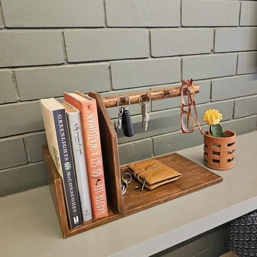 Bedside Tray-Key, Book Holder