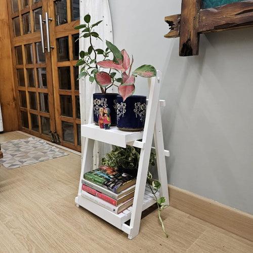 Multi-purpose Floor Standing Stands (Set of 3) White