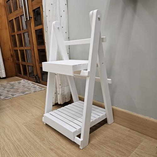 Multi-purpose Floor Standing Stands (Set of 3) White