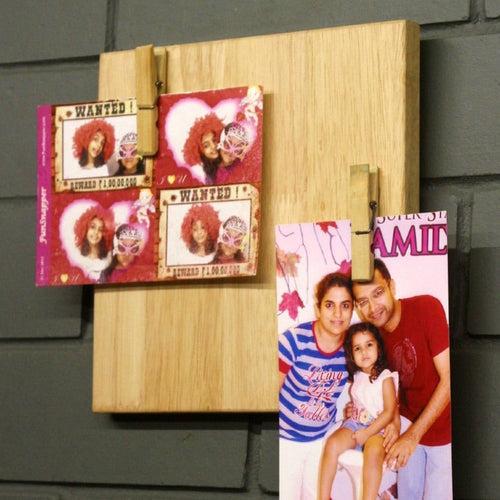 Photo Frame (Wooden Plank  Sqaure)