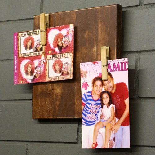Photo Frame (Wooden Plank  Sqaure)