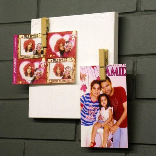 Photo Frame (Wooden Plank  Sqaure)