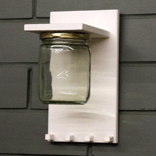 Wall Key Holder Jar Planter