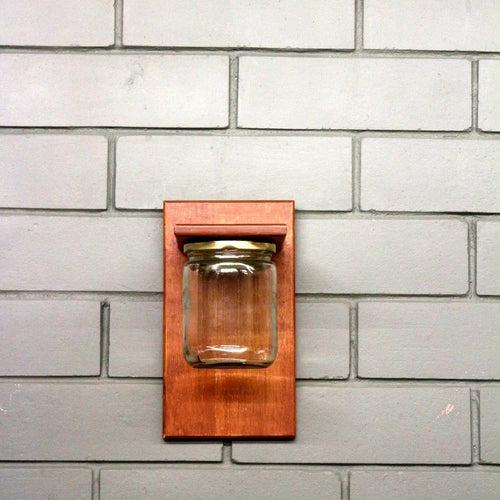 Wall Mounted Planter-Single Jar