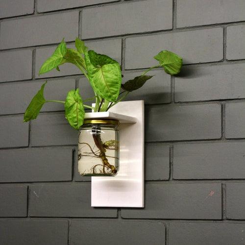 Wall Mounted Planter-Single Jar