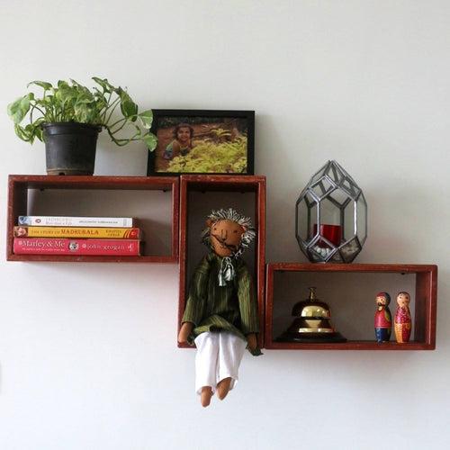 Wall Shelf Rectangular (Set of 3)