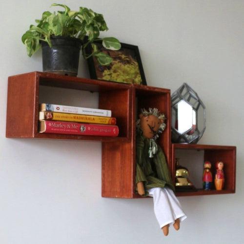 Wall Shelf Rectangular (Set of 3)