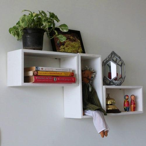 Wall Shelf Rectangular (Set of 3)