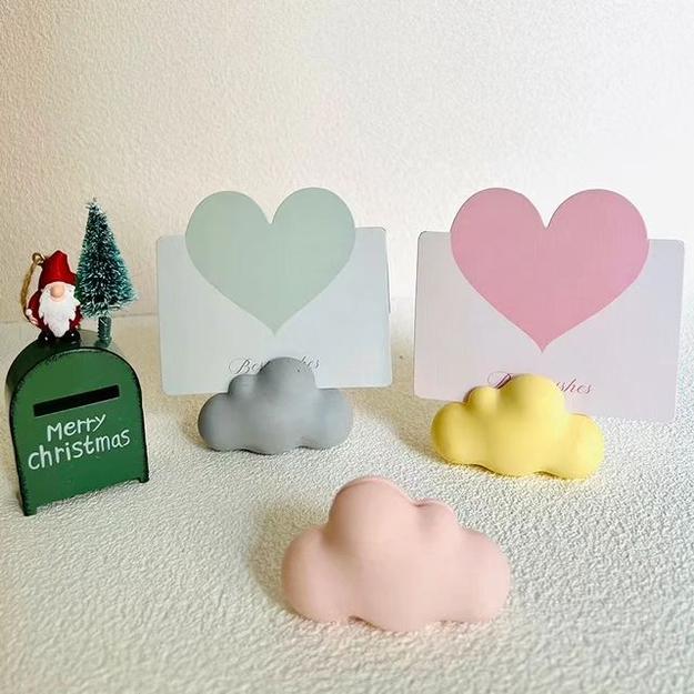 Fluffy Cloud Card/Photo Holder