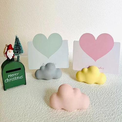 Fluffy Cloud Card/Photo Holder