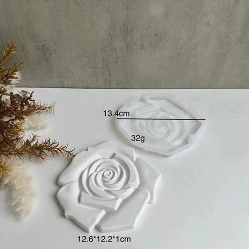 Rose Coaster Moulds - Set of 3