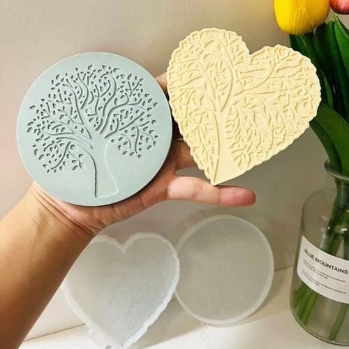 Tree of Life - 2 Piece Coaster Mould Set