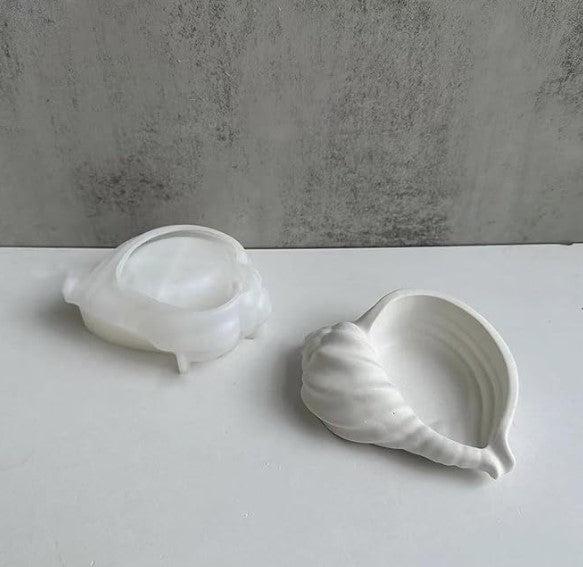 Conch Shell Shape Resin Mold for Beyond MIX, Resin, Concrete