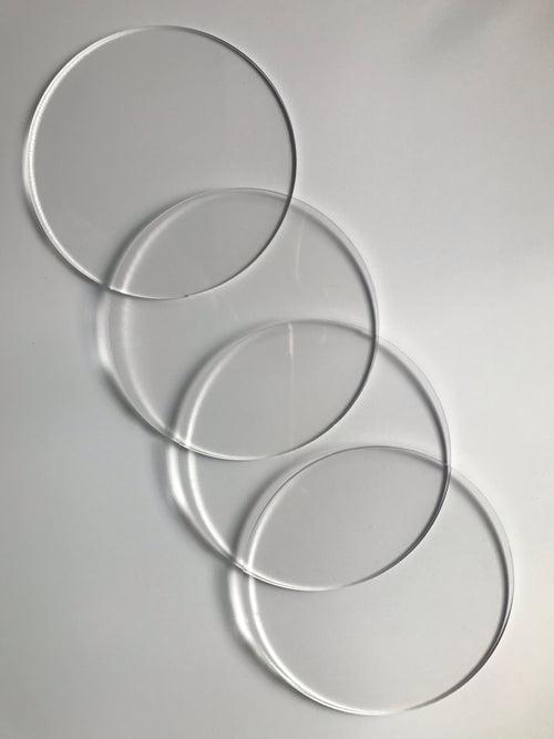 DIY Round Coasters - Transparent