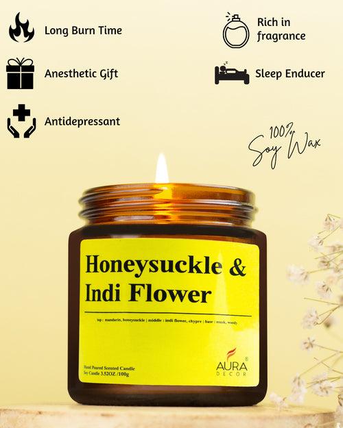 Bulk Buy AuraDecor Amber Jar 100gm , Soya Wax Jar Candle , Premium Fragrances ( 60 Pcs )