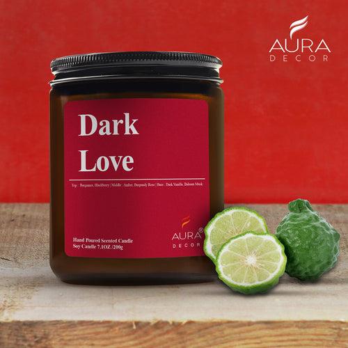 AuraDecor Amber Jar 200gm , Soya Wax Jar Candle , Premium Fragrances