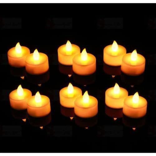 AuraDecor LED Tealight Candles  Pack of 12