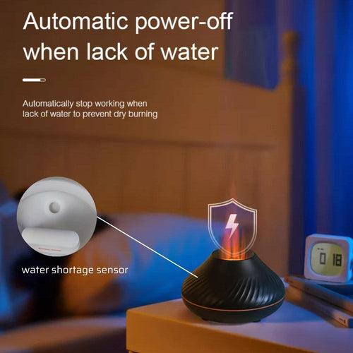 AuraDecor Volcano Humidifier ( Black Colour )