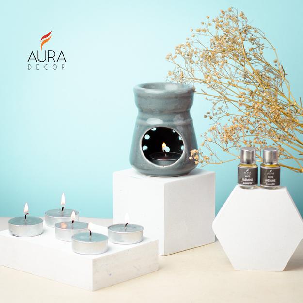 Bulk Buy AuraDecor Aromatherapy Diffuser Gift Set with 6 Tealights (GS-09) (Master 20 Pcs)