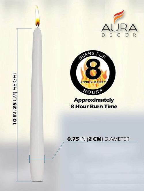 Bulk Buy AuraDecor Taper Candles ( Pack of 192 sticks )