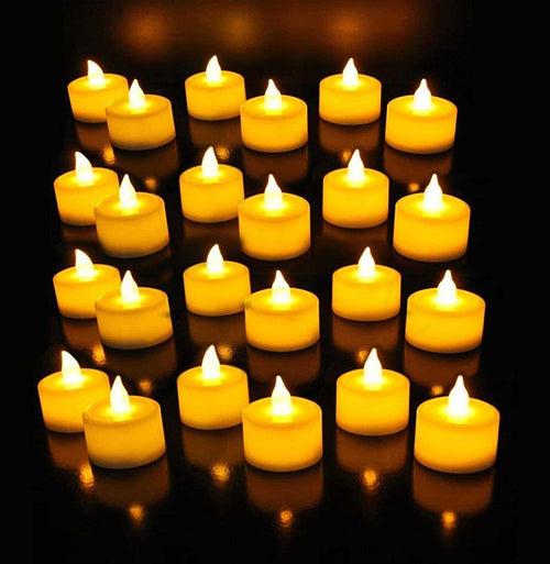 AuraDecor LED Tealight Candles  Pack of 12